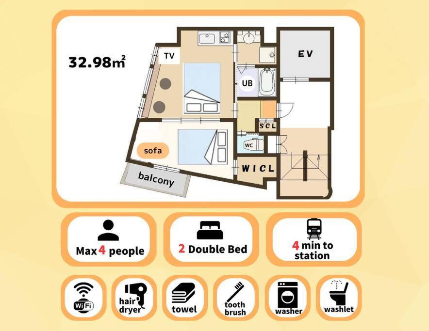 301,Open Sale,Residential Hotel Alex Ōsaka Extérieur photo